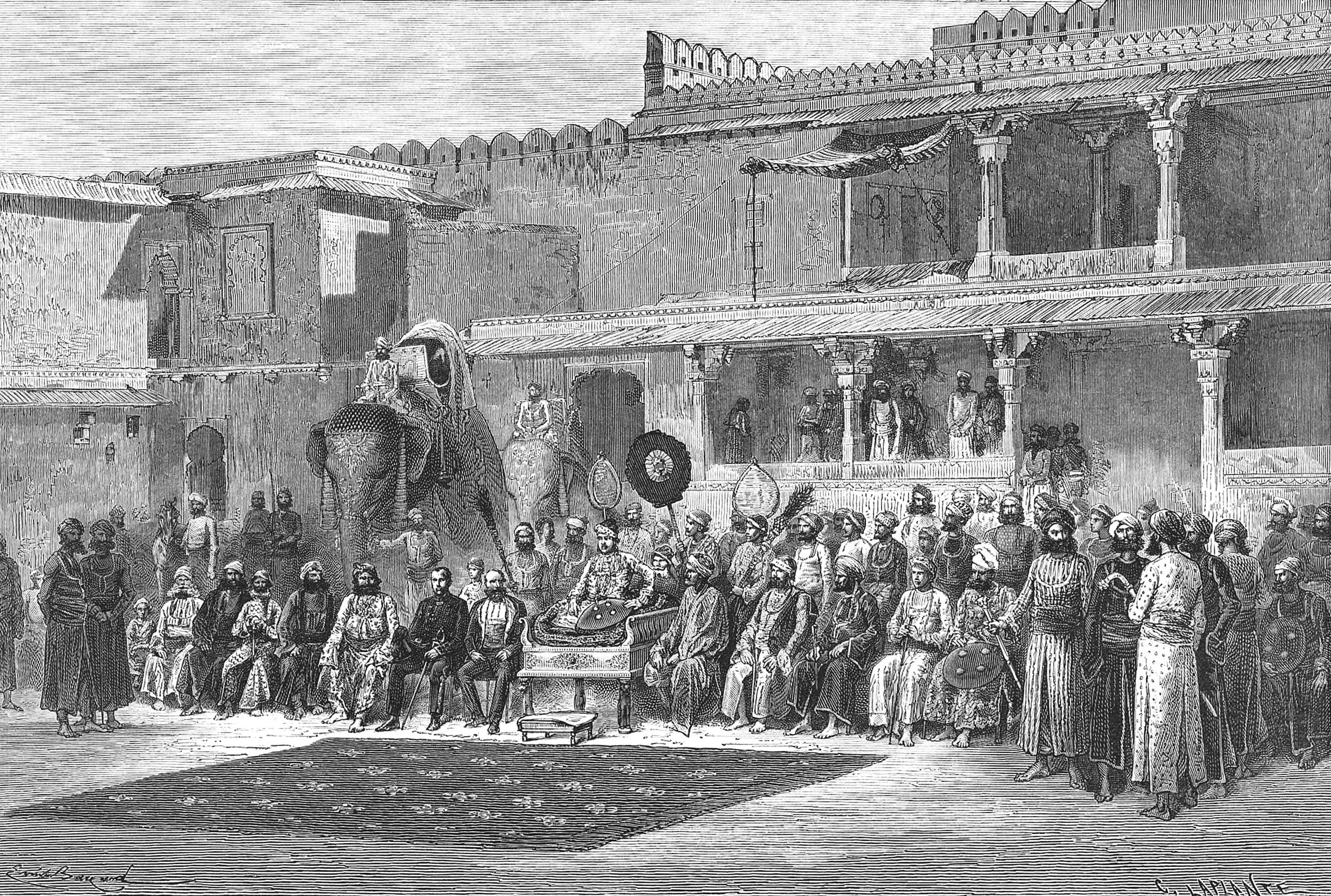 Durbar of the Maharana of Udaipur