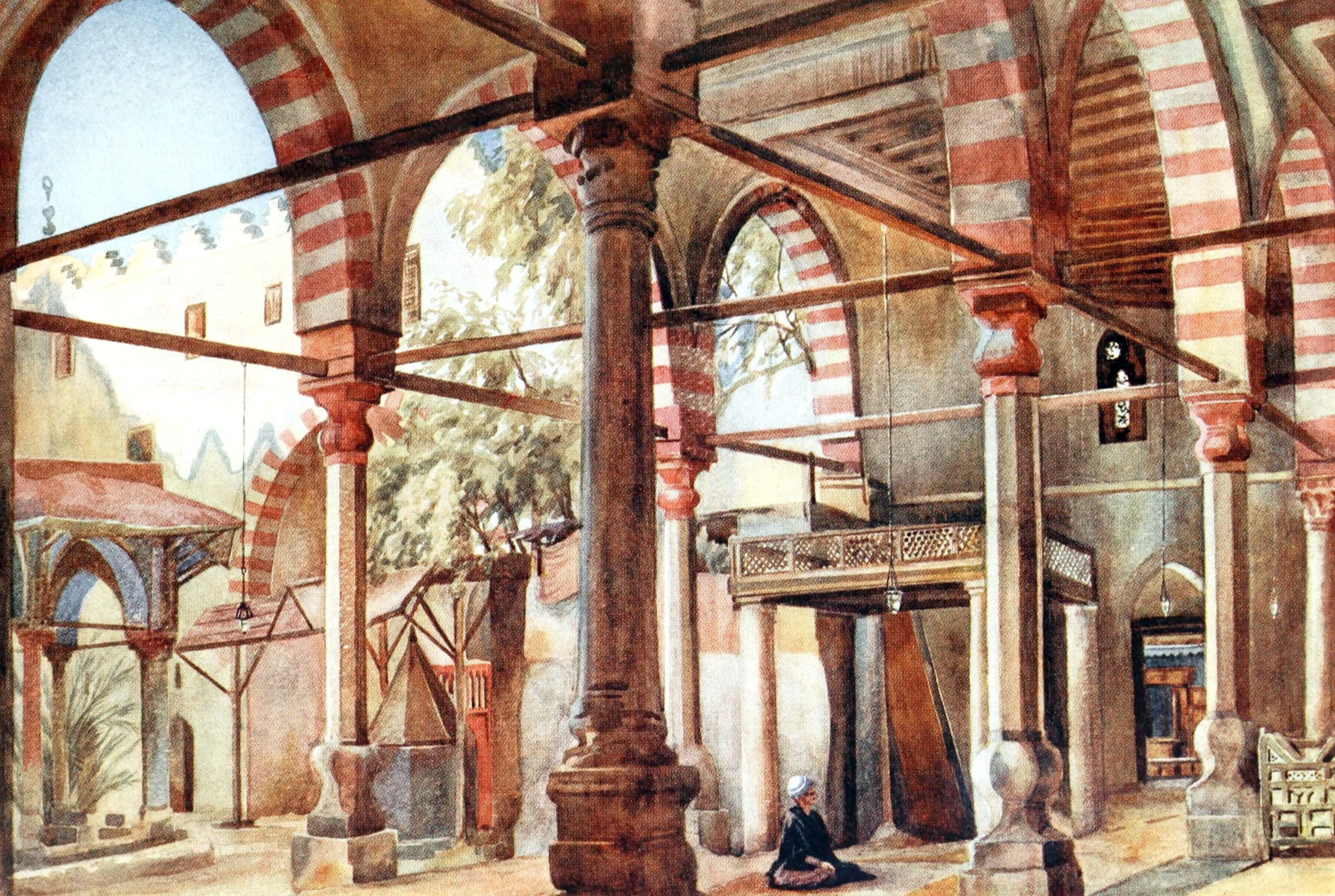 Interior of the Mosque of Shakhoun, Cairo