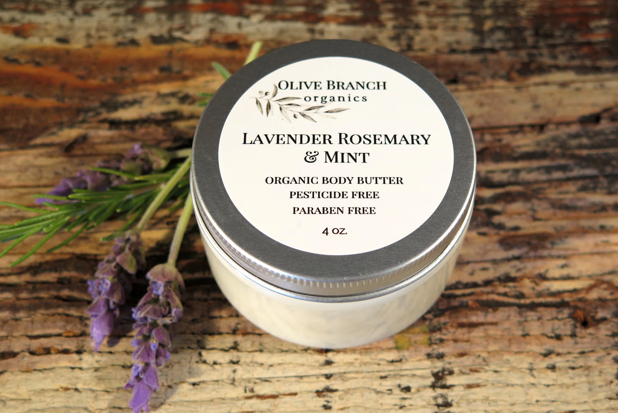 4 oz. Lavender Rosemary &amp; Mint Body Butter