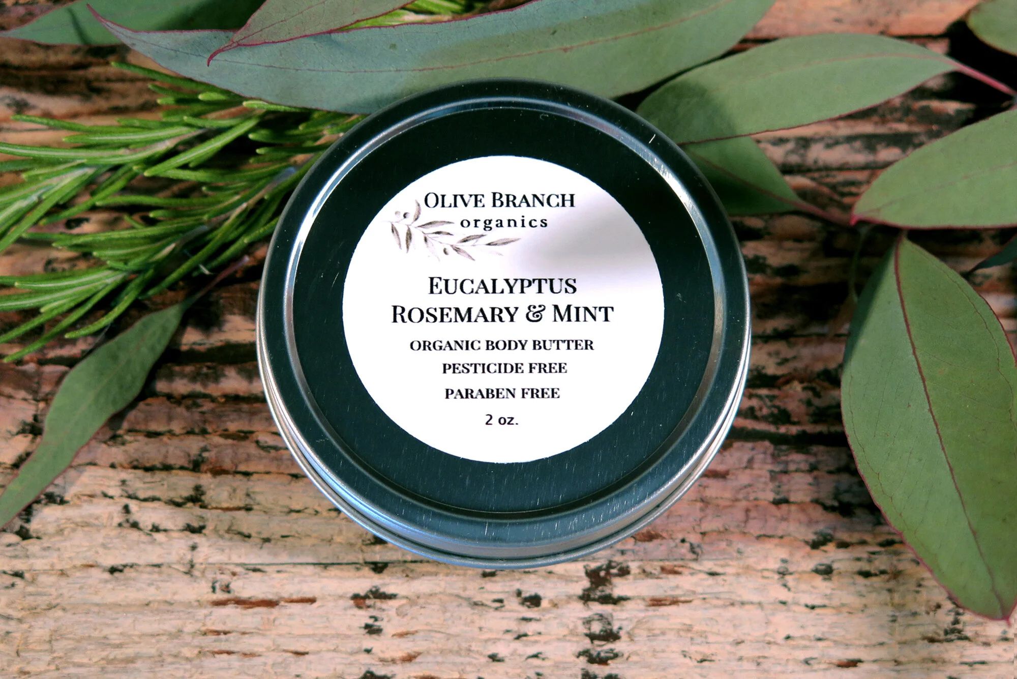 2 oz. Eucalyptus Rosemary &amp; Mint Body Butter