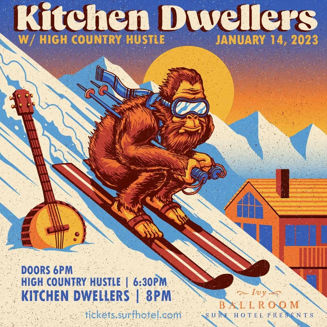 Kitchen Dwellers Ivy Ballroom at the Surf Hotel Buena Vista, Colorado