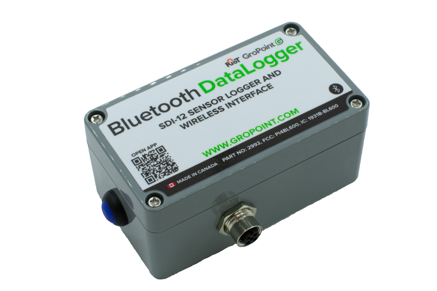 SDI-12 BlueTooth DataLogger | GroPoint