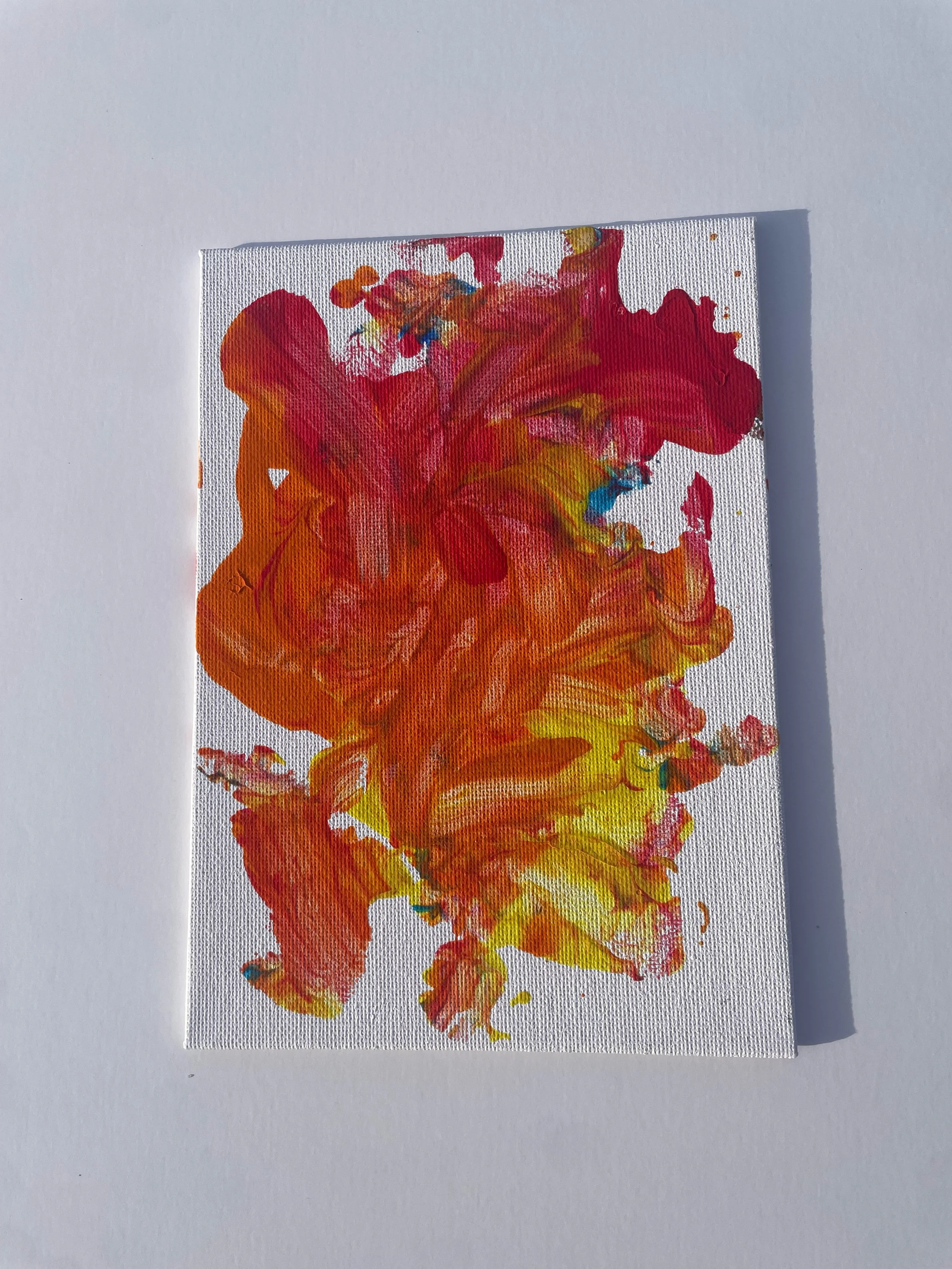 Clara, Mali, and Teco Collab Painting "A"