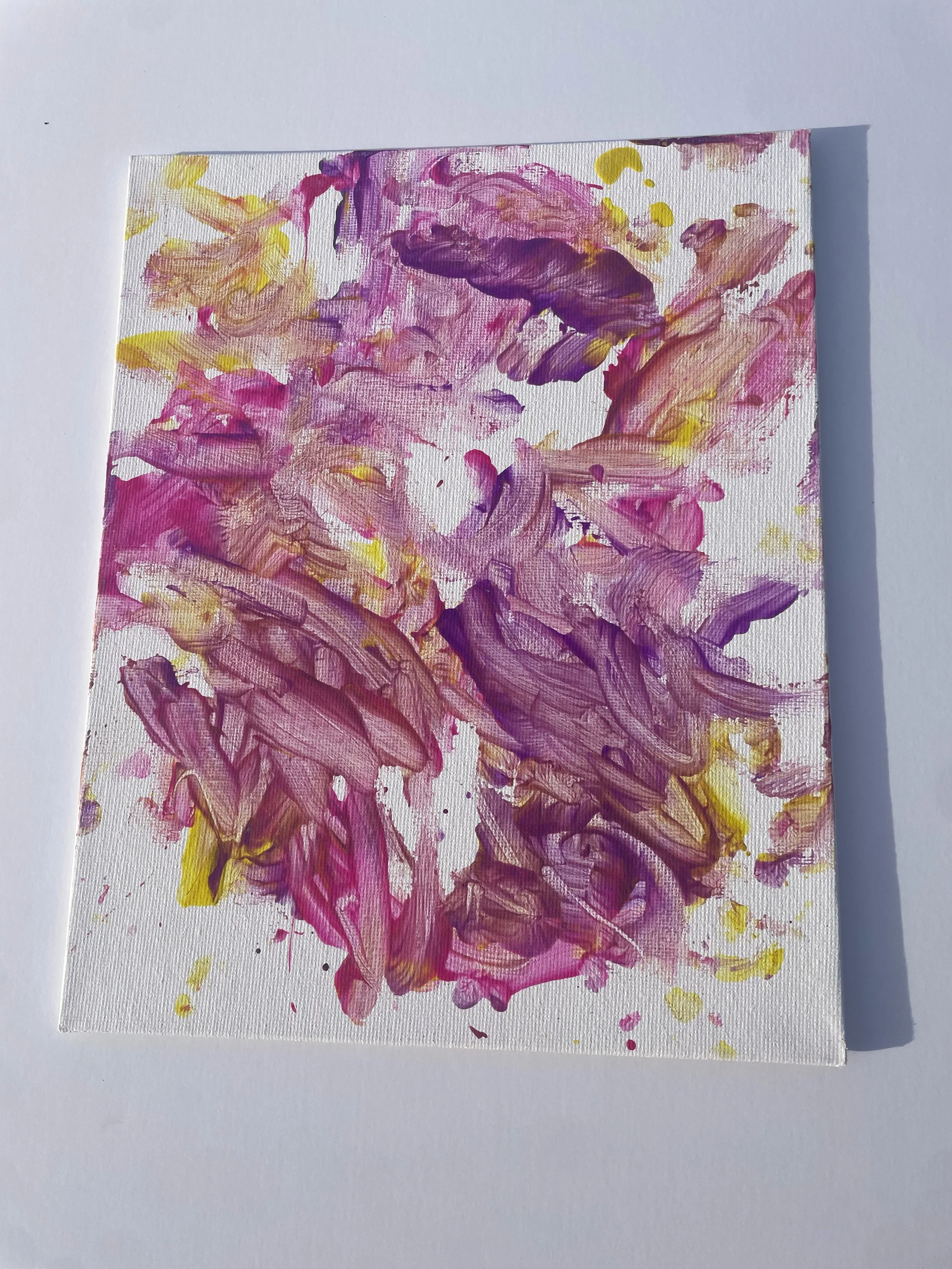 Clara, Mali, and Teco Collab Painting "C"