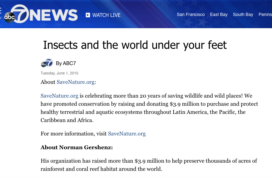 Insects and the world underneath your feet