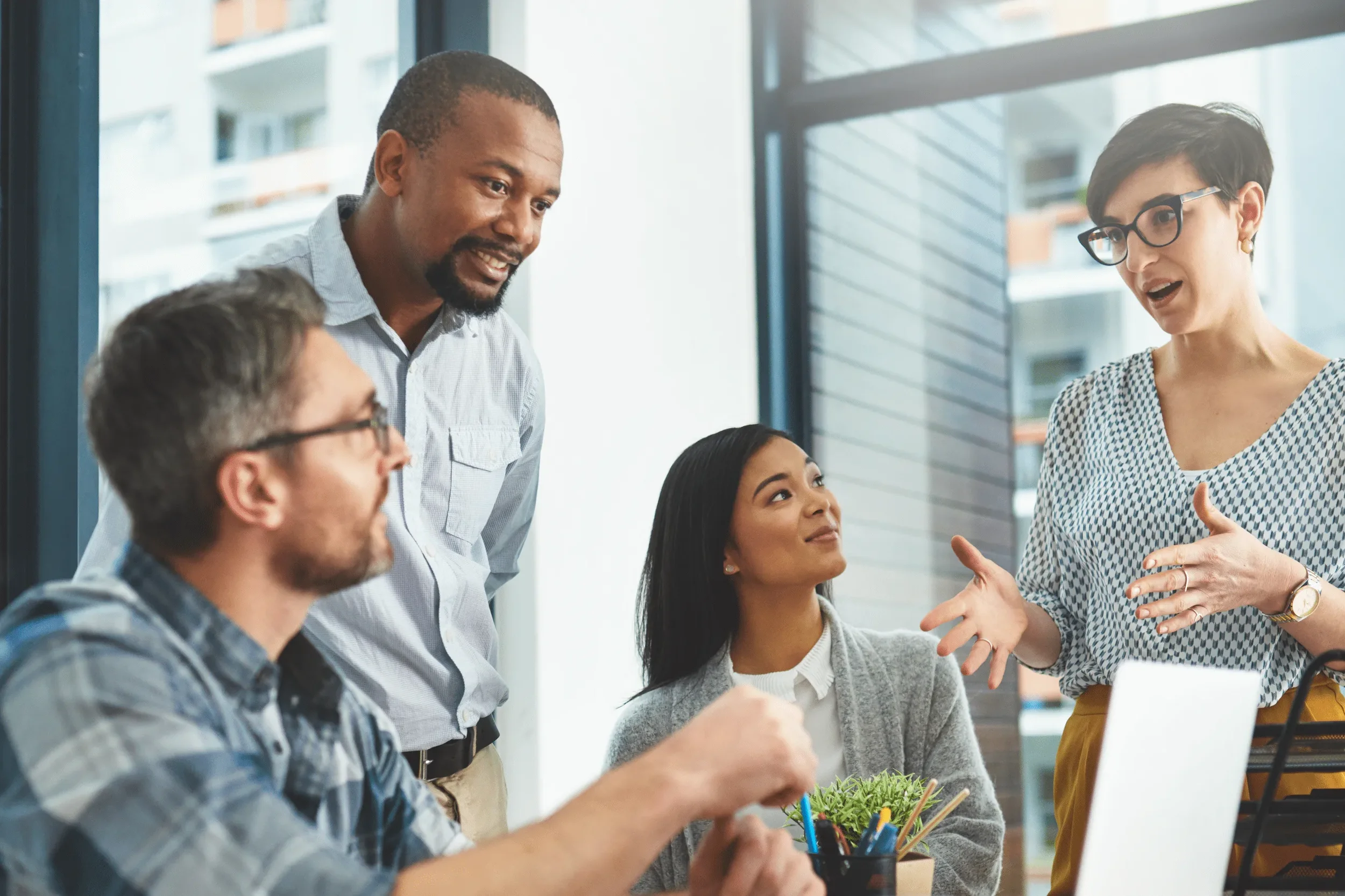 Integrated strategy SEO professional services team building authority collaboratively together.