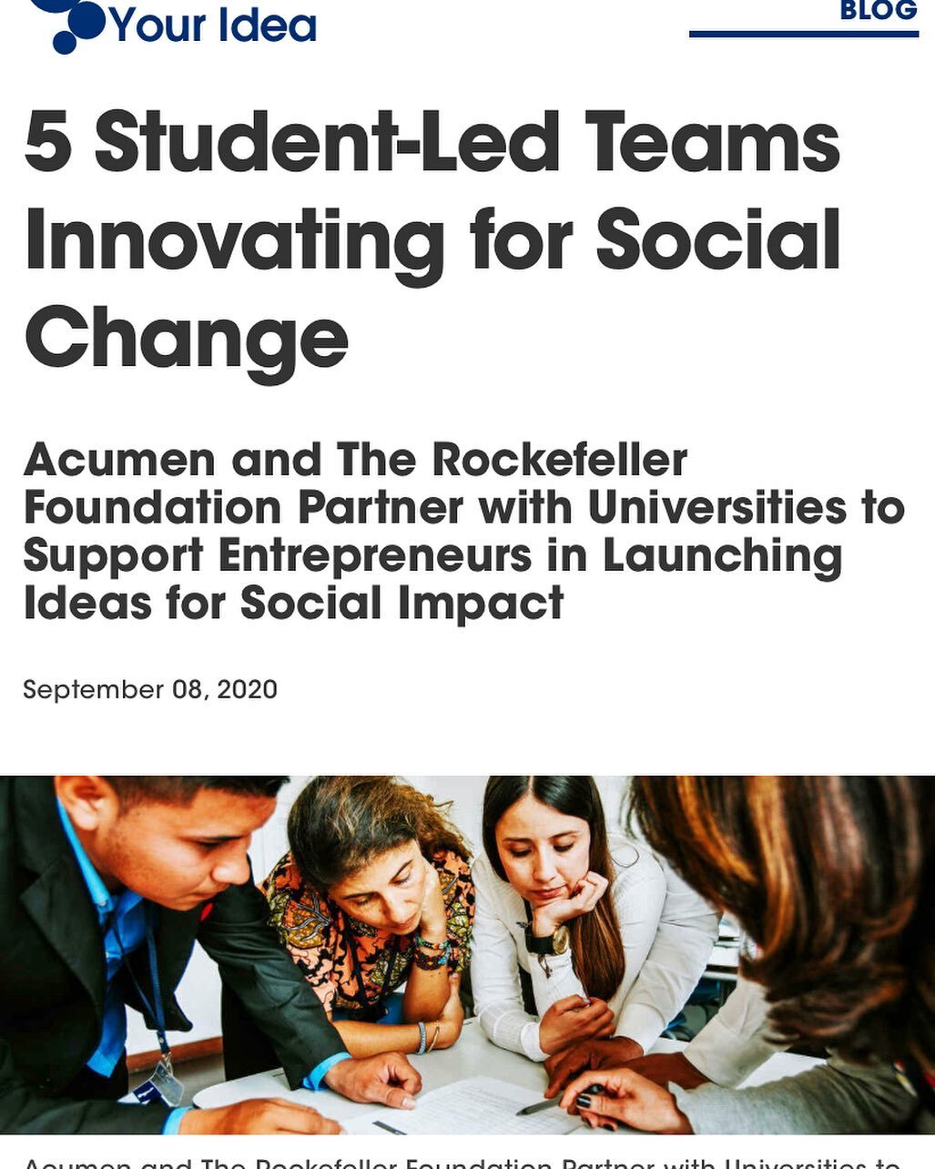 Check out our feature in @acumenacademy ! https://acumenacademy.org/blog/rockefeller-big-ideas-social-venture #investinafrica #femaleentrepreneurs
