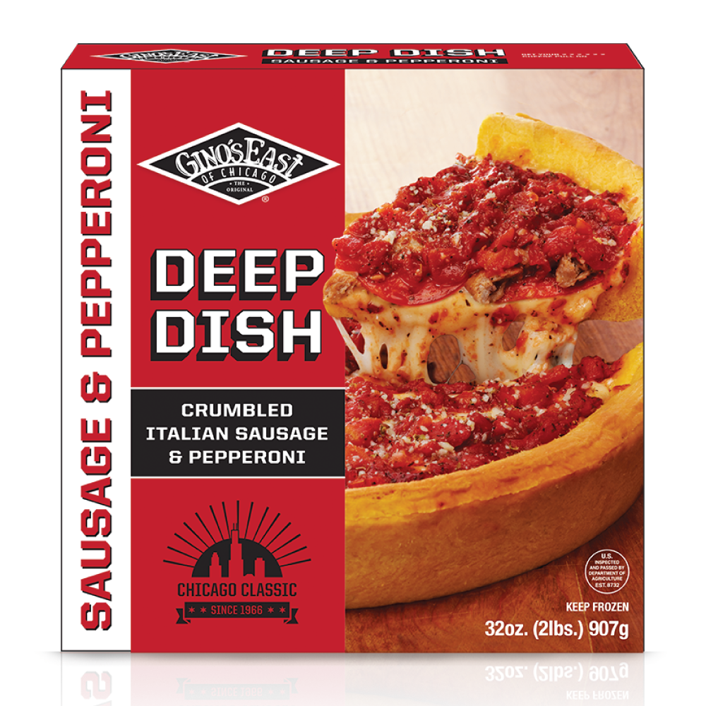 Chicago Deep Dish Spinach Pizza Box Pack By Gino's East Goldbelly ...