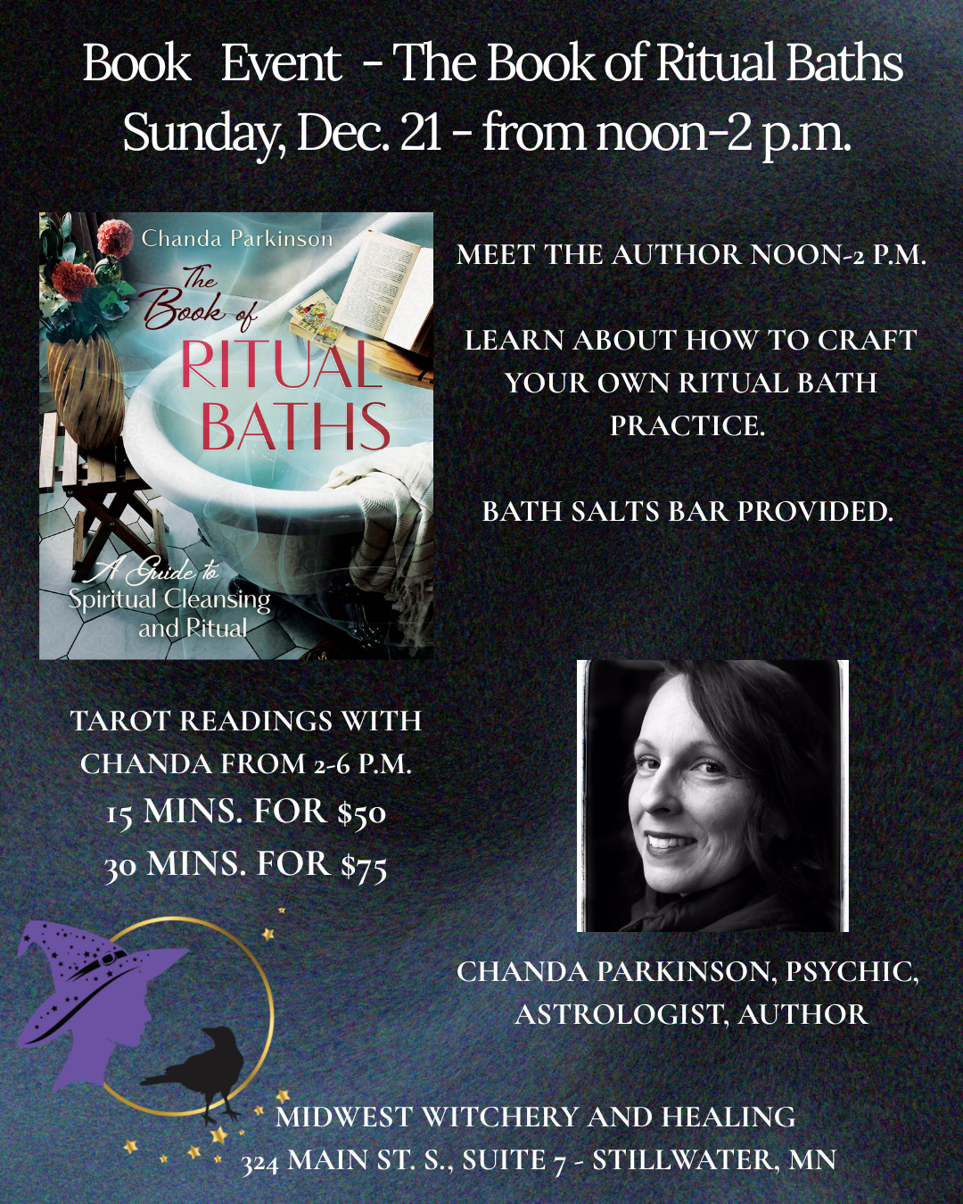 Book Event at Midwest Witchery and Healing in Stillwater, MN