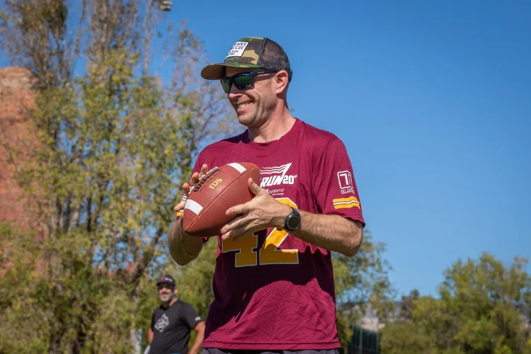 Brian Compagnone, ready to kick