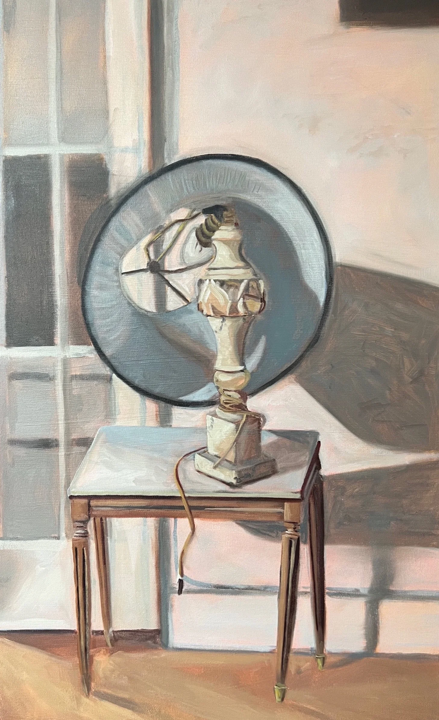 Broken Lamp on Broken Table