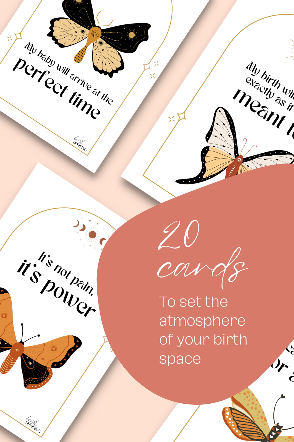 Wings Birth Affirmation Cards — Birth Uprising