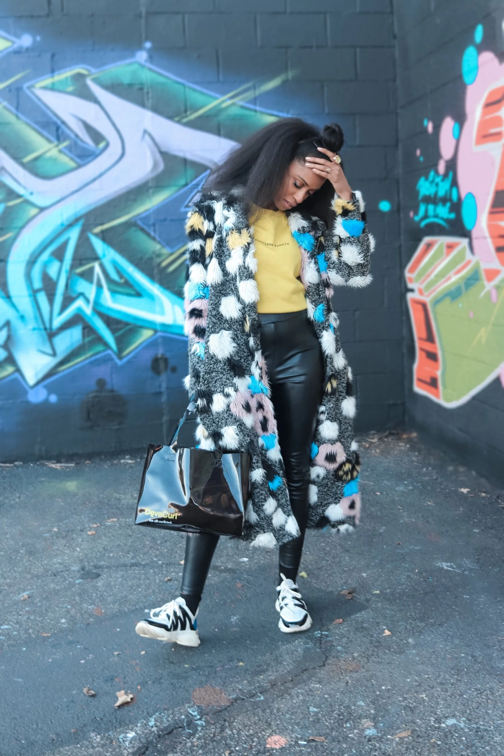 F is for Faux fur all winter long