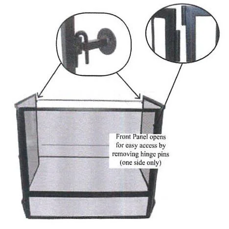 FIREUP - Mesh Child Guard with Gate - Medium