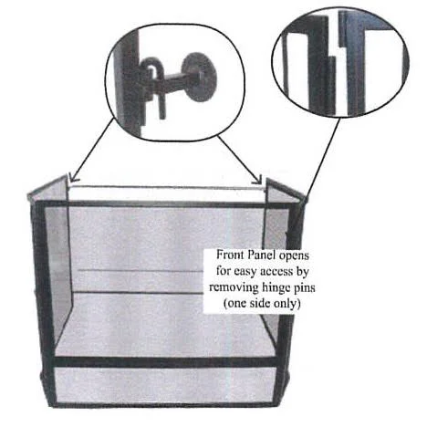 FIREUP - Mesh Child Guard with Gate - Large