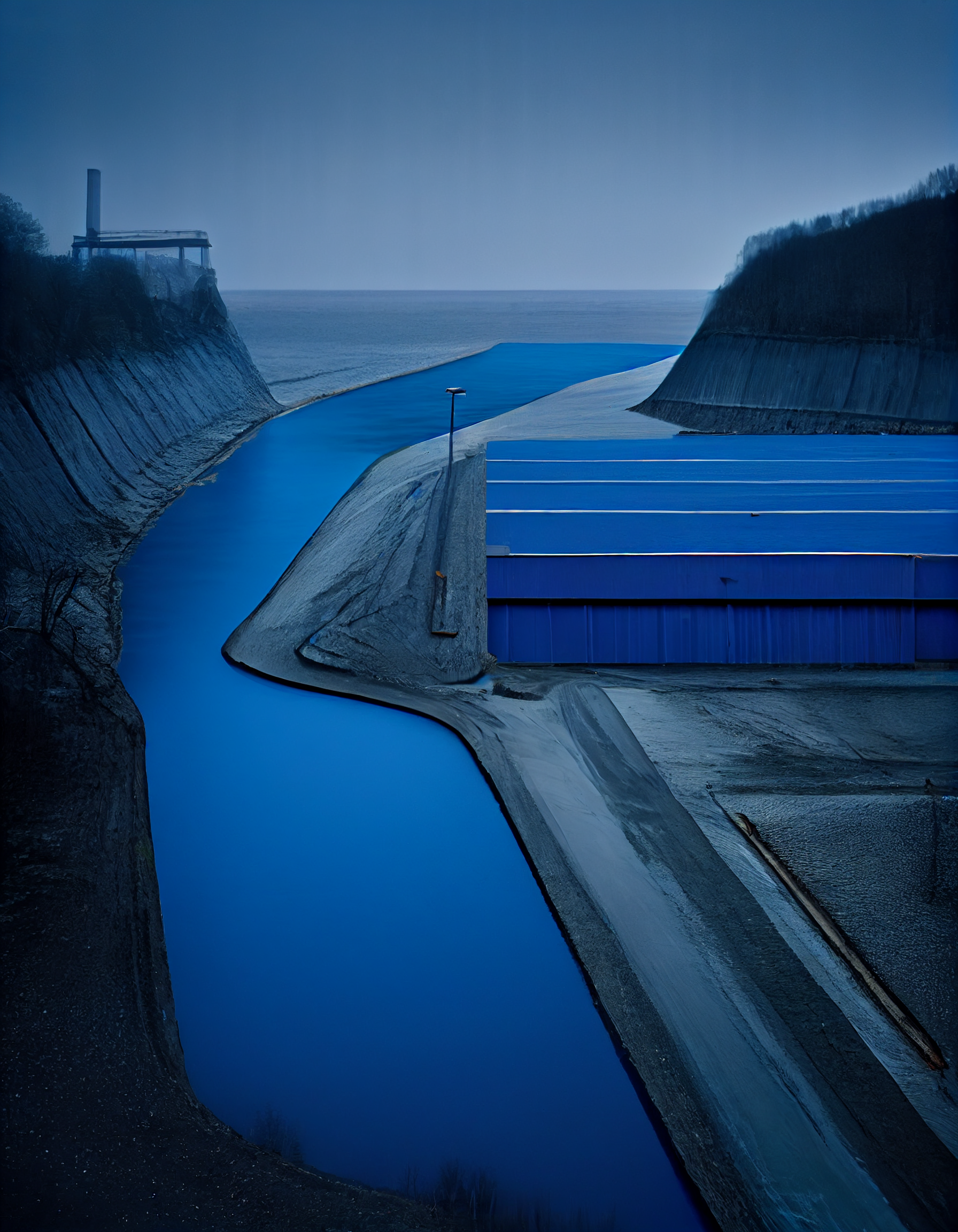 kolp24_forbidden_love_between_human_and_AI_klein_blue_subconsci_50d81540-654c-4f1d-a3d1-051a1cc0894e.png