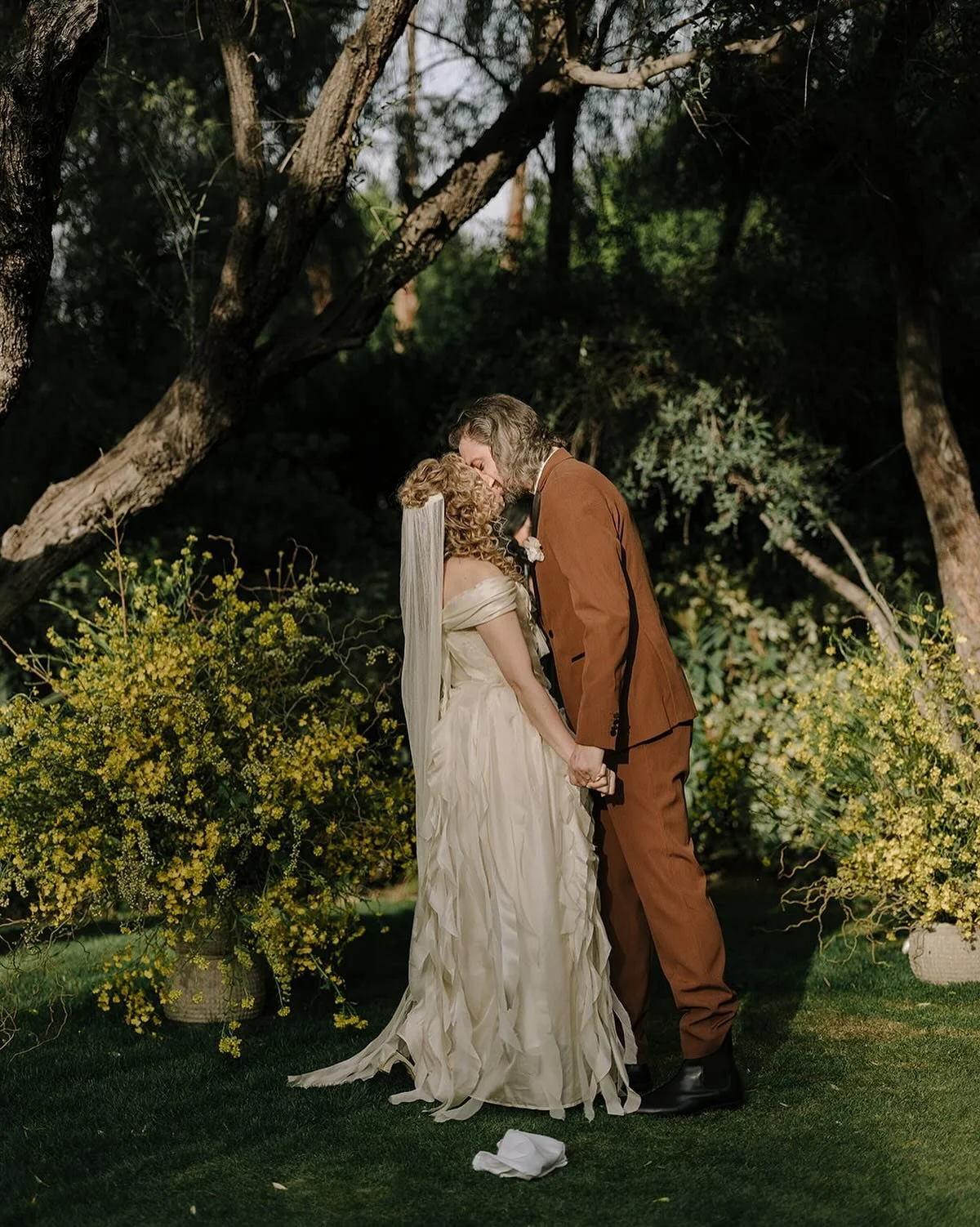 A beautiful ceremony under the palms.