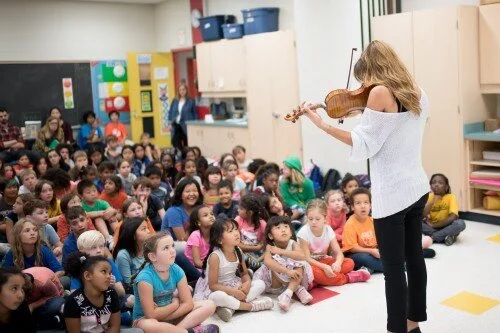 Nicola Benedetti works with Sistema Toronto program