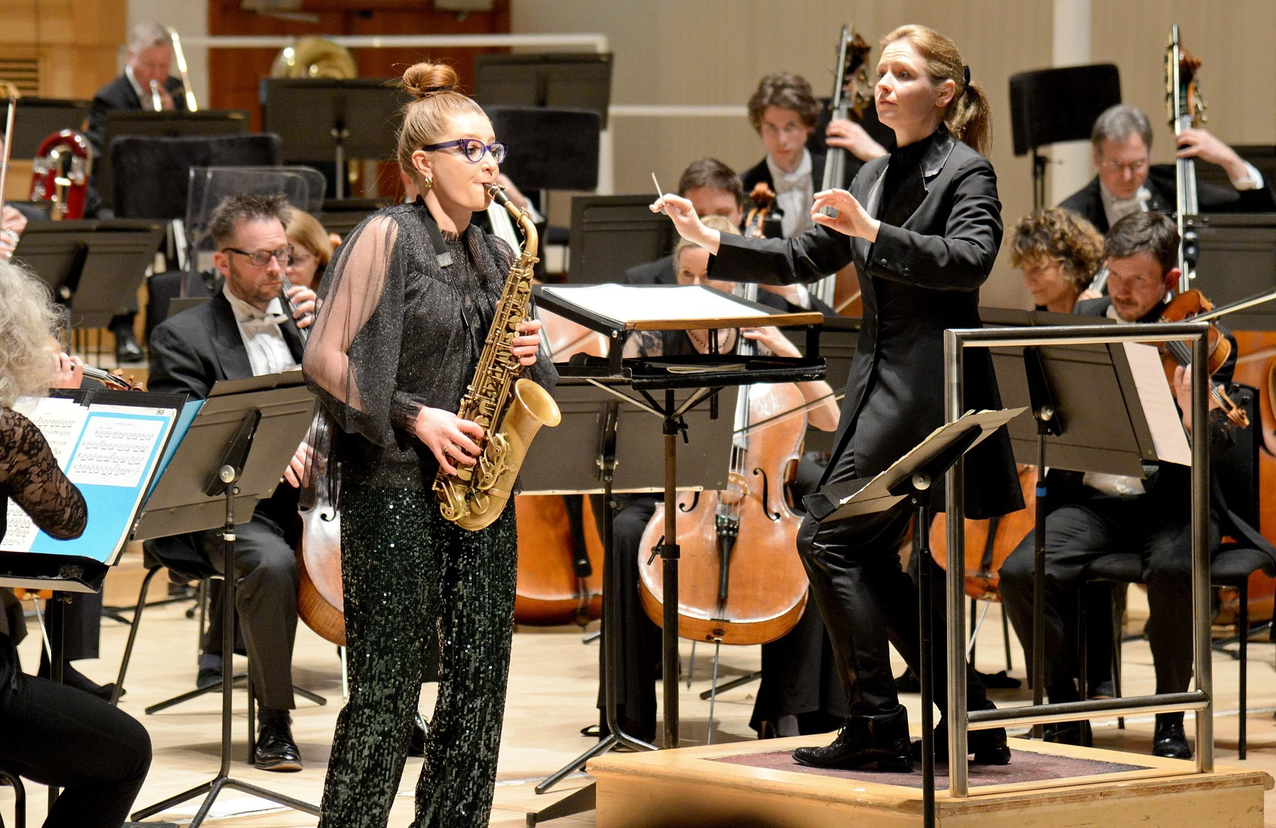 Glowing praise for Gemma New's performance with the RSNO and Jess Gillam