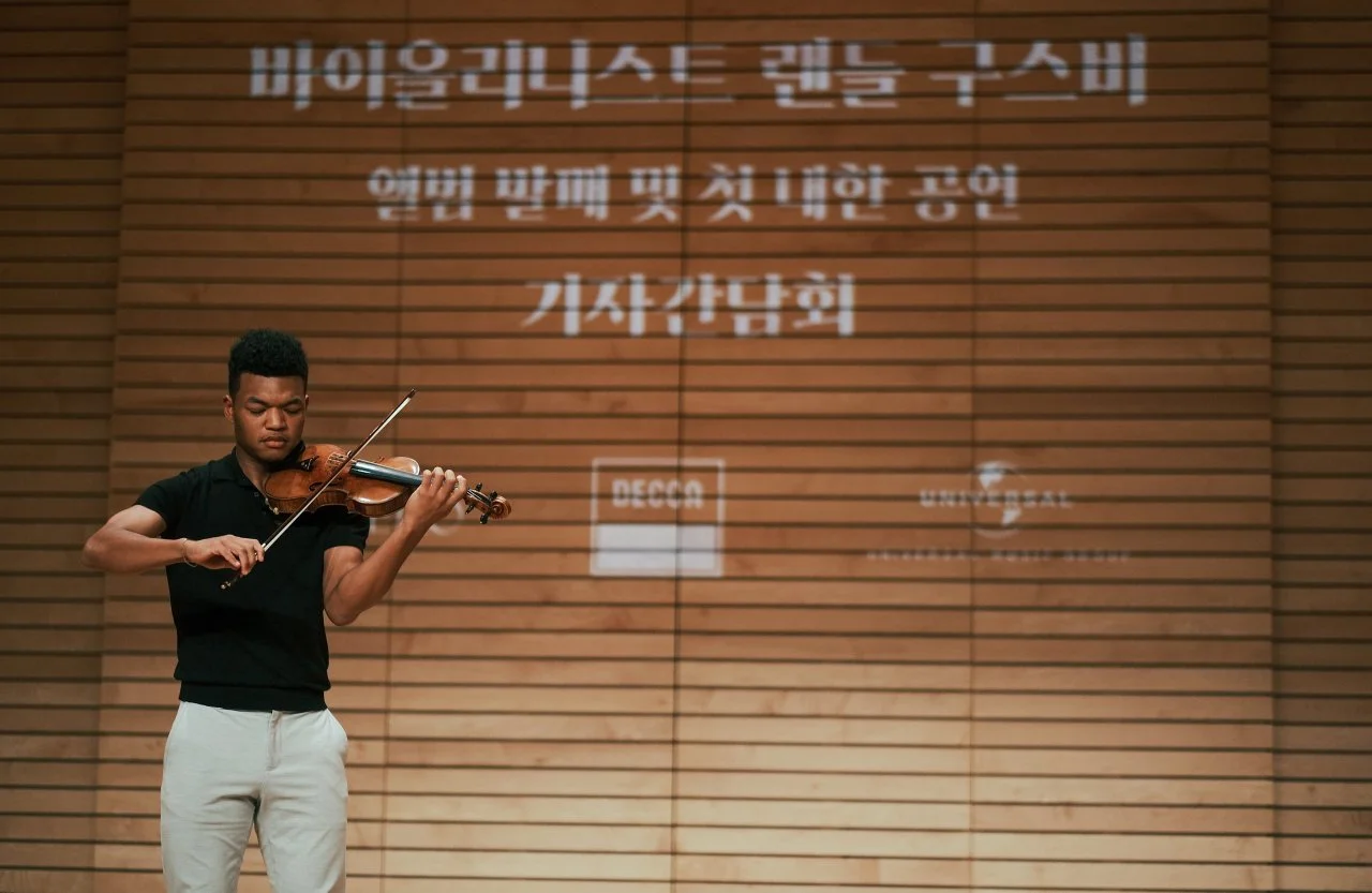 Randall Goosby featured on The Korea Herald and Yonhap News Agency