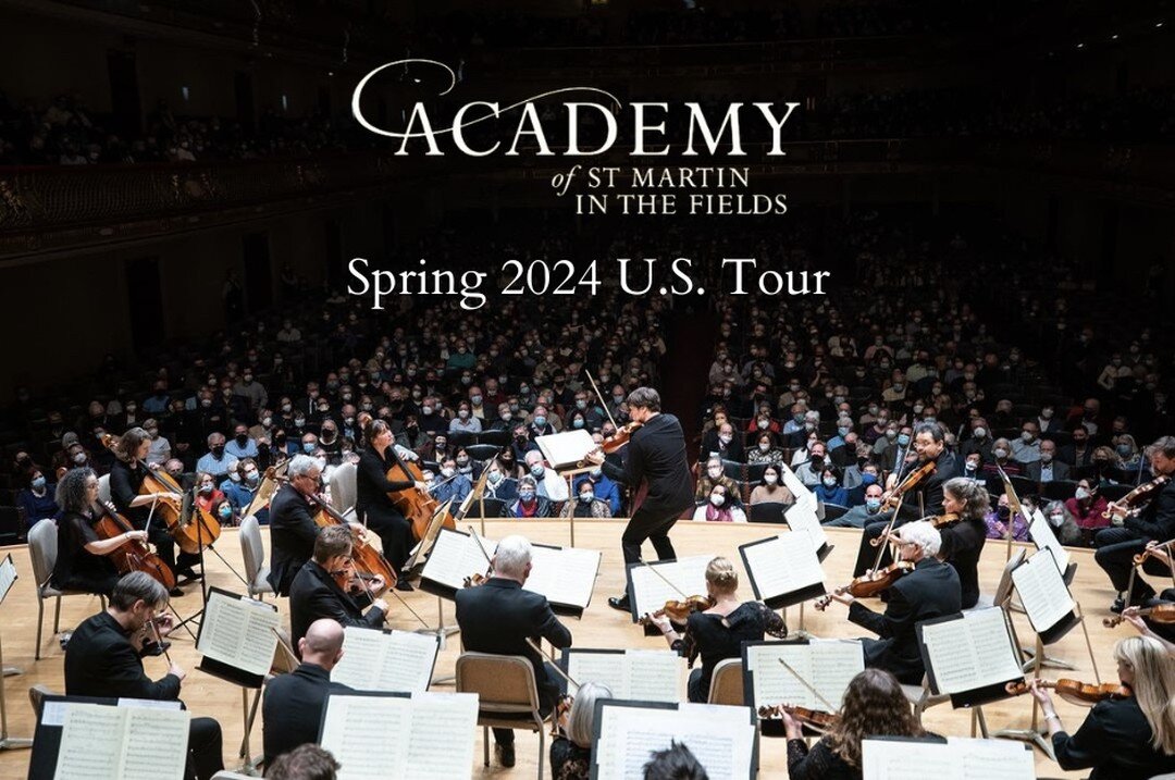 @JoshuaBellMusic leads the Academy of St. Martin in the Fields @ASMF_Orchestra in their Spring 2024 U.S. tour! They perform coast to coast in Florida, Indiana, New York, New Jersey and California. 

March 17 | Naples @ArtisNaples
March 18 | Palm Beac