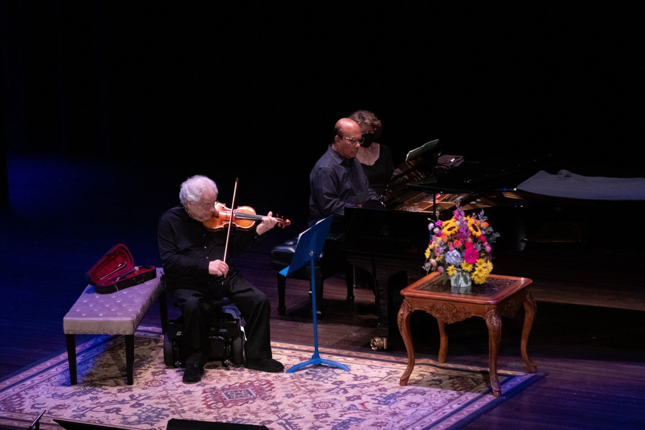 @ItzhakPerlmanOfficial and @RohanDeSilva6 performing &ldquo;An Evening with Itzhak Perlman&rdquo; at the Temple Theatre @TempleSaginaw in Saginaw, MI and a recital in Sandy Springs, GA @VisitCitySprings this past week! 

📸: 1-5: The Temple Theatre 
