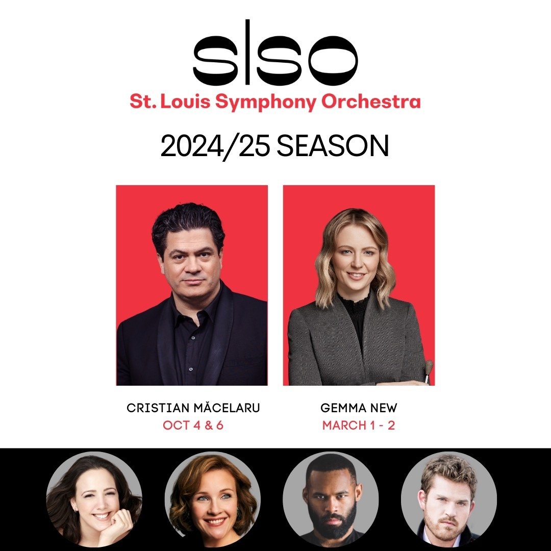 Two of our conductors are featured in the St. Louis Symphony Orchestra @STLSymphony&rsquo;s 2024/25 season! @Cristian.Macelaru leads the orchestra in Dvoř&aacute;k&rsquo;s Symphony No. 6 and &ldquo;Carnival Overture&rdquo;, @GabrielaLenaFrank&rsquo;s