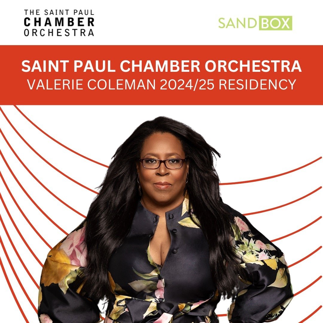 @Valerie_Coleman_Music will be a featured Saint Paul Chamber Orchestra @TheSPCO Sandbox Composer-in-Residence for the 2024/25 season! In this innovative residency, Coleman will collaborate with the orchestra to create a work that will be premiered Ma