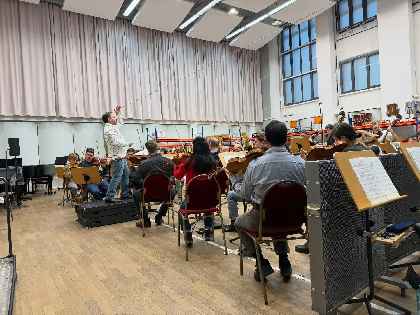 Primo is in Berlin with @James.Gaffigan! James conducts the opening of Barrie Kosky&rsquo;s production of Tchaikovsky&rsquo;s &ldquo;Eugene Onegin&rdquo; tonight at @KomischeOperBerlin. This morning he is leading orchestra rehearsals of Shostakovich&