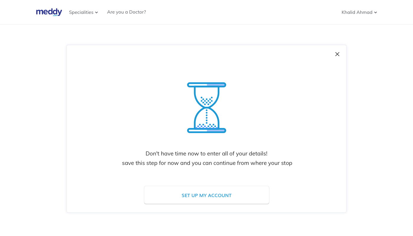 Save progress prompt when leaving check in
