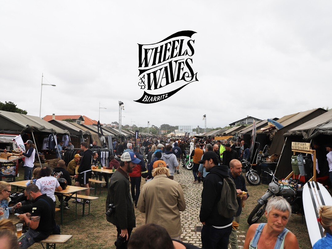 MEET US AT @wheels_and_waves
From june 29  to 03 july
Biarritz, Cit&eacute; de l'oc&eacute;an

Wheels and Waves creates timeless experiences, mixing various influences: motorcycle, surf, skate, music, art, allowing to dream, imaginate and share.