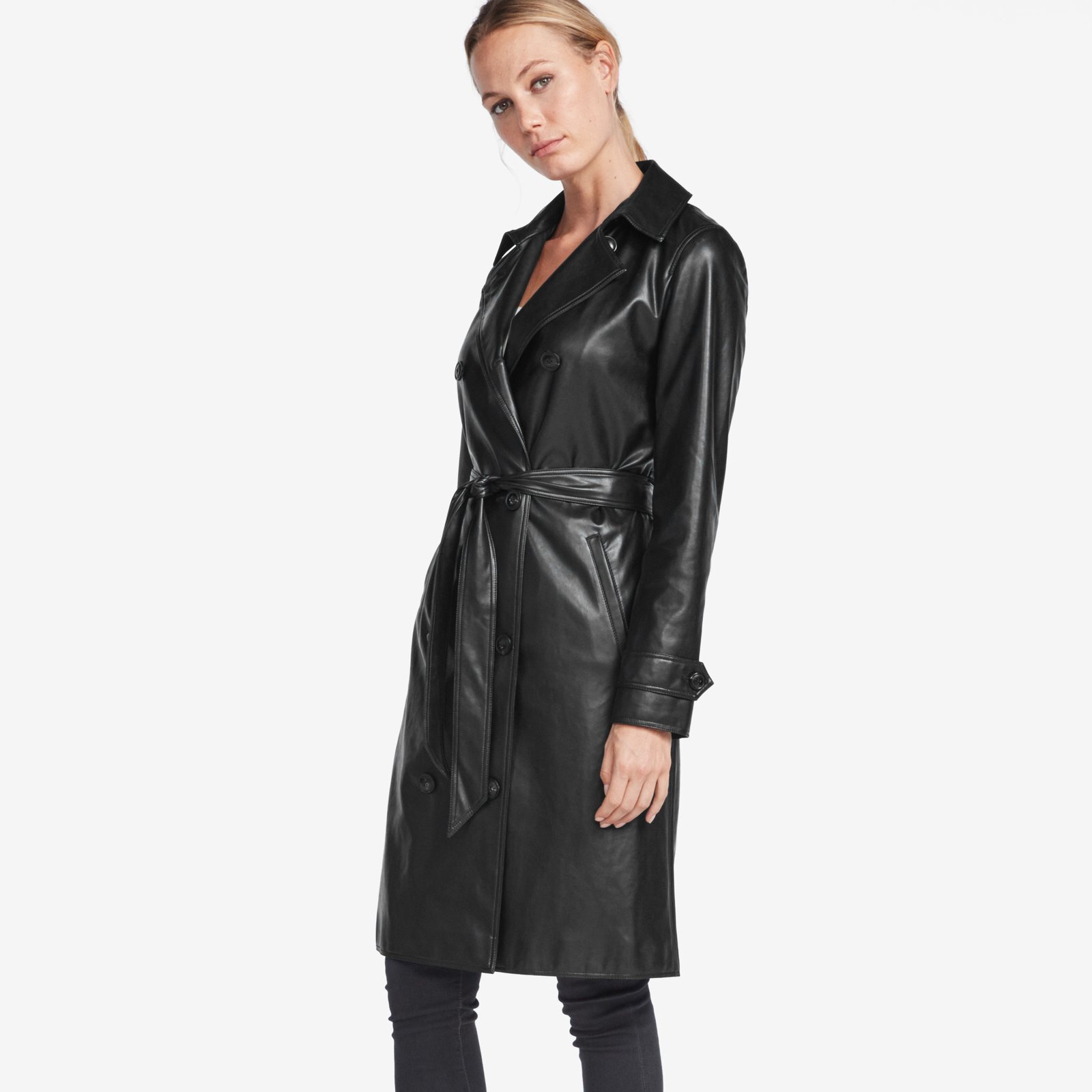 The Reset Leather Trench
