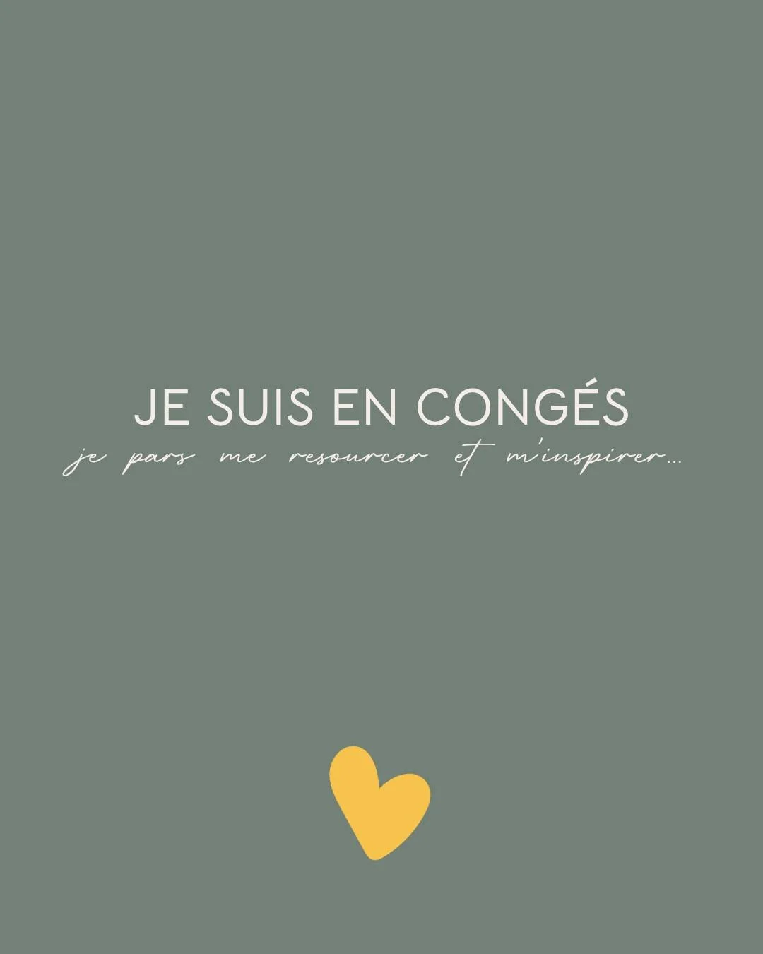 Apr&egrave;s une tr&egrave;s chouette semaine et une magnifique journ&eacute;e aujourd'hui, c'est le moment pour moi de prendre du temps avec mes amours pour me ressourcer et pour m'inspirer...
Je reviendrai ici aux alentours du 24/10.

Prenez soin d