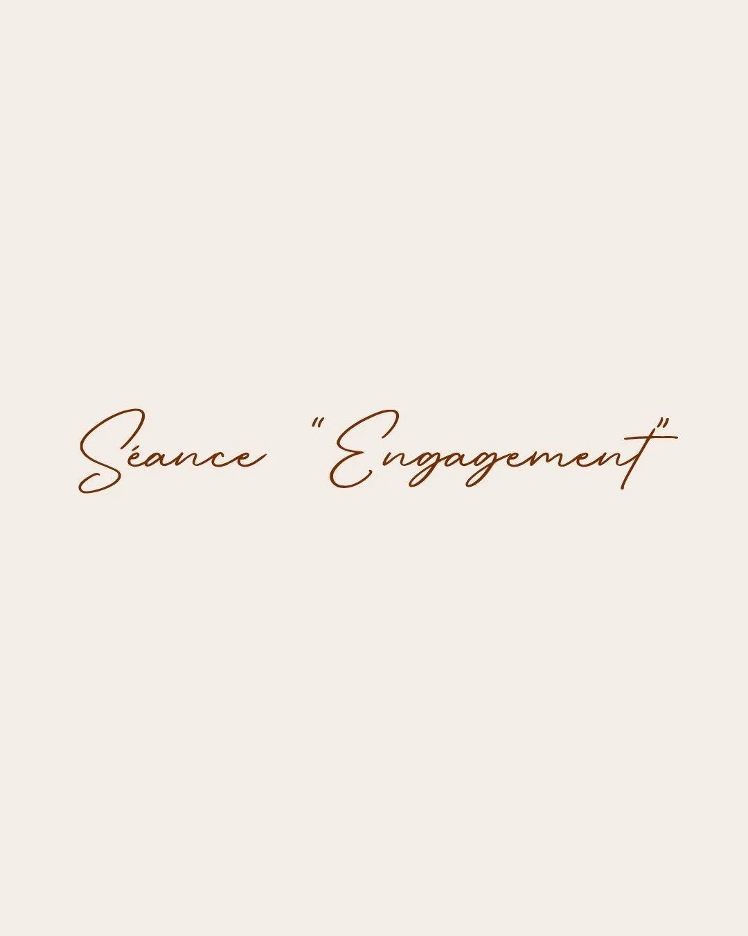 La s&eacute;ance engagement fait partie de toutes mes prestations mariage&hellip; et ce n&rsquo;est pas un hasard ✨

C&rsquo;est un moment pr&eacute;cieux avant le grand jour.
Une parenth&egrave;se &agrave; deux pour prendre le temps, apprendre &agra