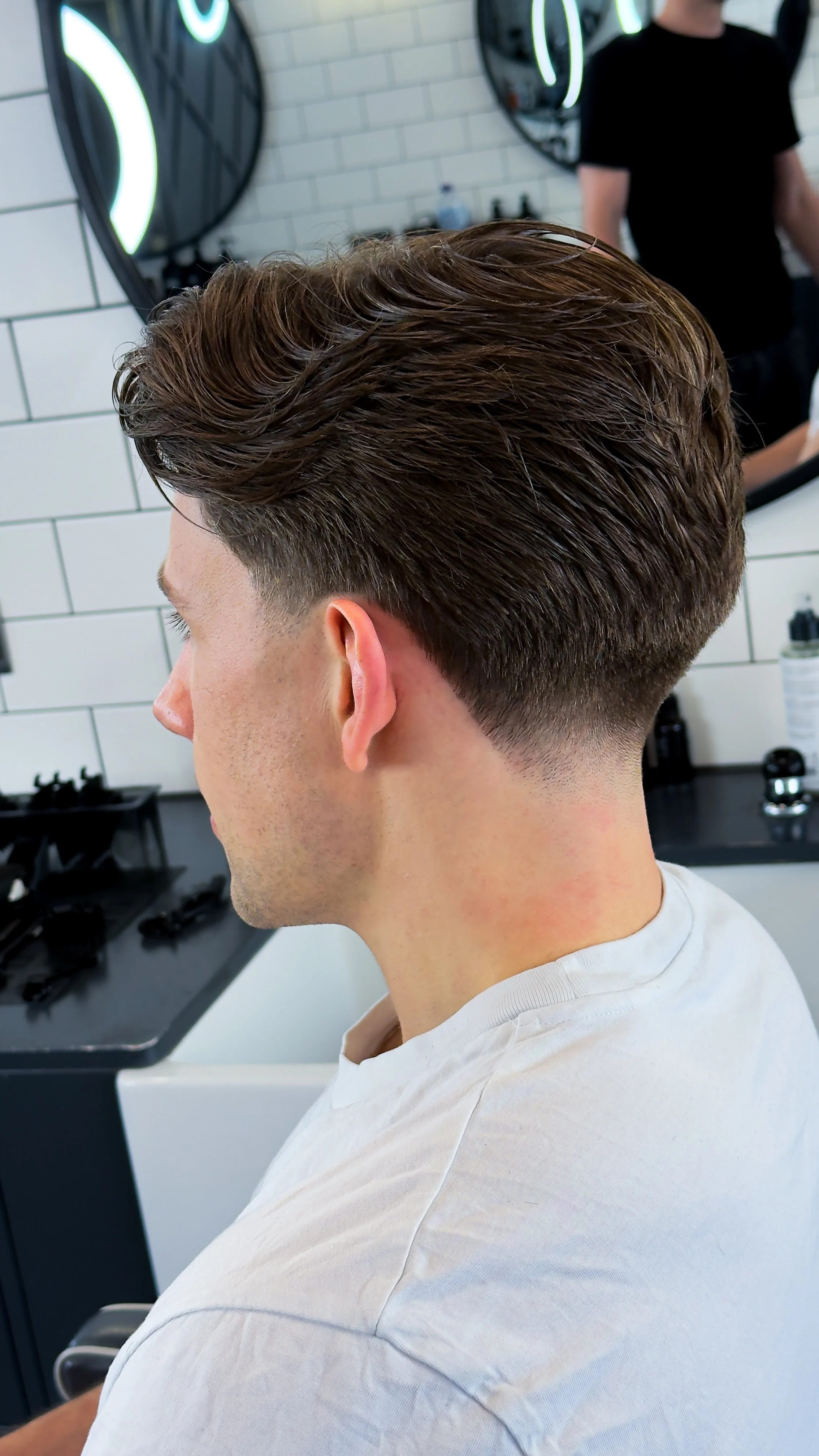 the best flow haircut in london for that old money style paired with a taper