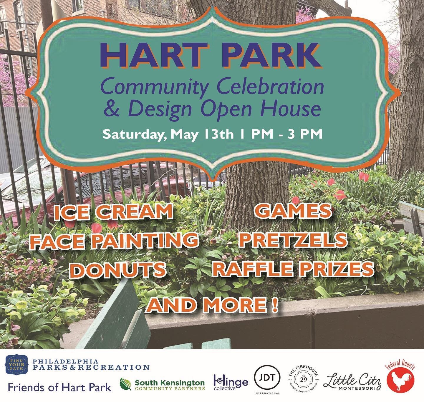 Join us tomorrow at Hart Park to share your ideas on how best to redesign this neighborhood gem! Meet your neighbors, learn how to be more involved and enjoy an afternoon of fun and games! 

Come early to join the Love Your Park clean-up 10am - 12pm.