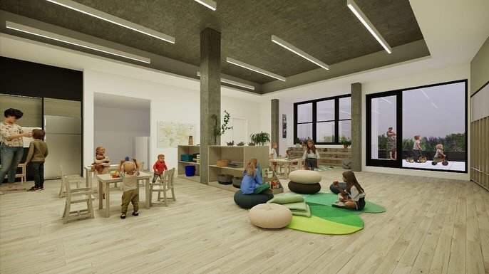 Little City Montessori Northern Liberties construction is moving along! Check out the site renderings to see what each classroom will look like. The Northern Liberties location will have three classrooms - Elementary, Primary and Toddler - with plent