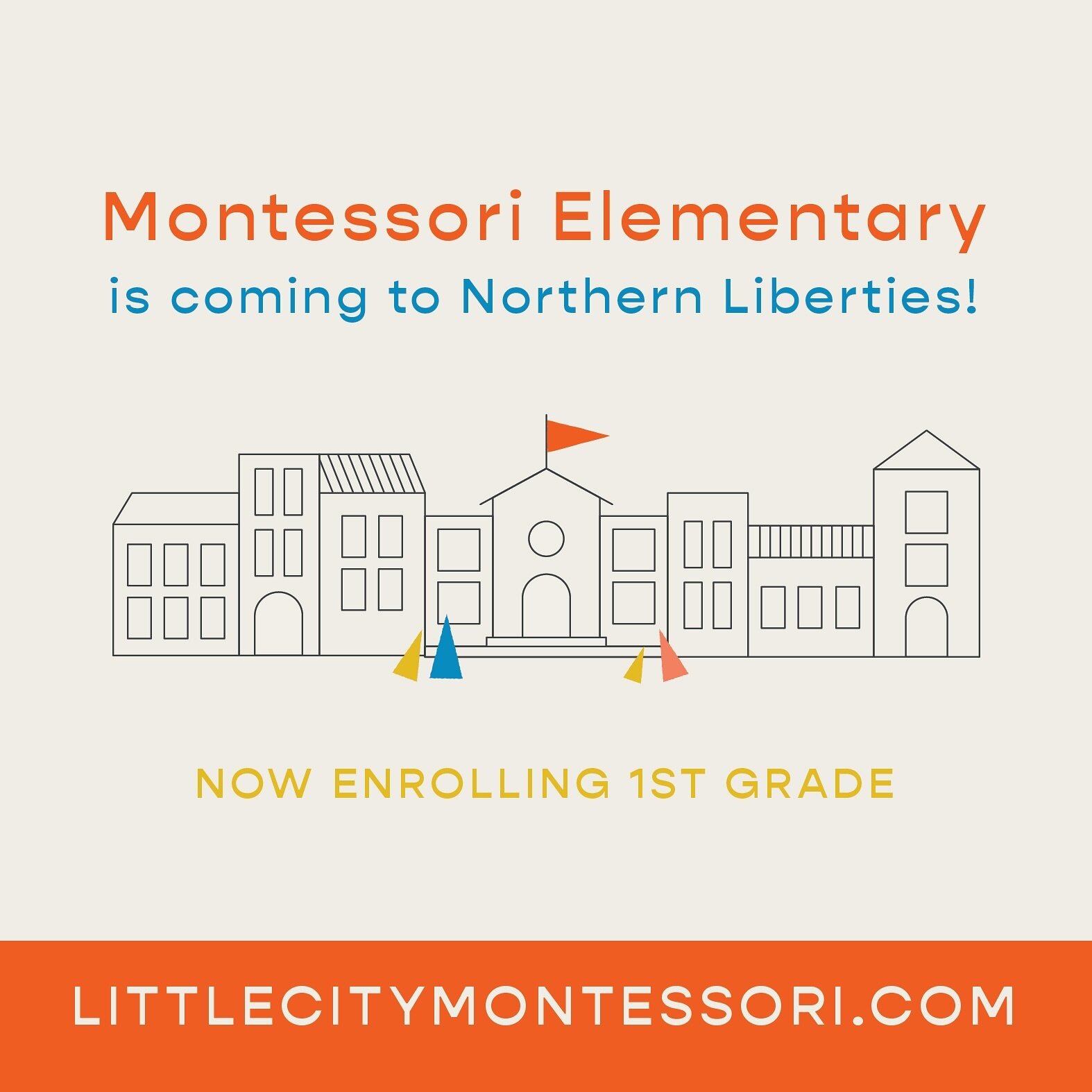 Little City Montessori students are ready for their next challenge! The Lower Elementary Program opens September 2024. Look out for behind the scenes construction photos of our new location in Northern Liberties in our stories. 🤩