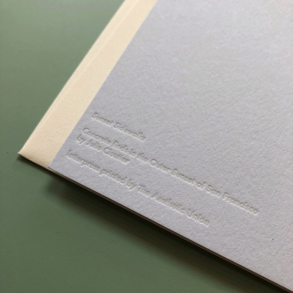 Sunset Sidewalk Cards // Julie Cloutier — The Aesthetic Union
