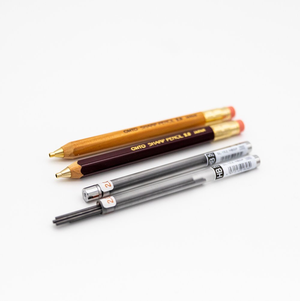 OHTO Wooden Mechanical Pencil Eraser Refill