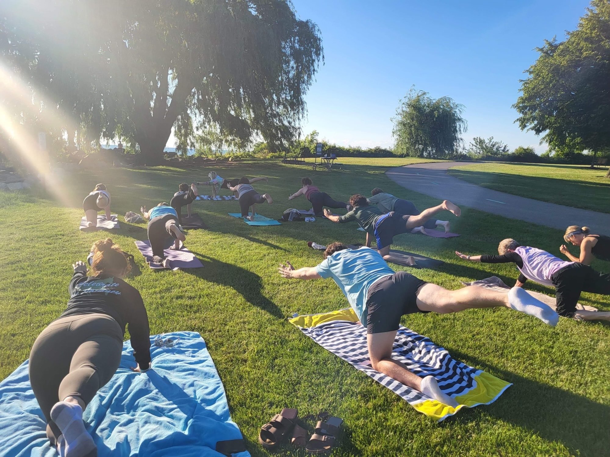 Good Vibes Yoga at Edgewater Beach's Willow Tree