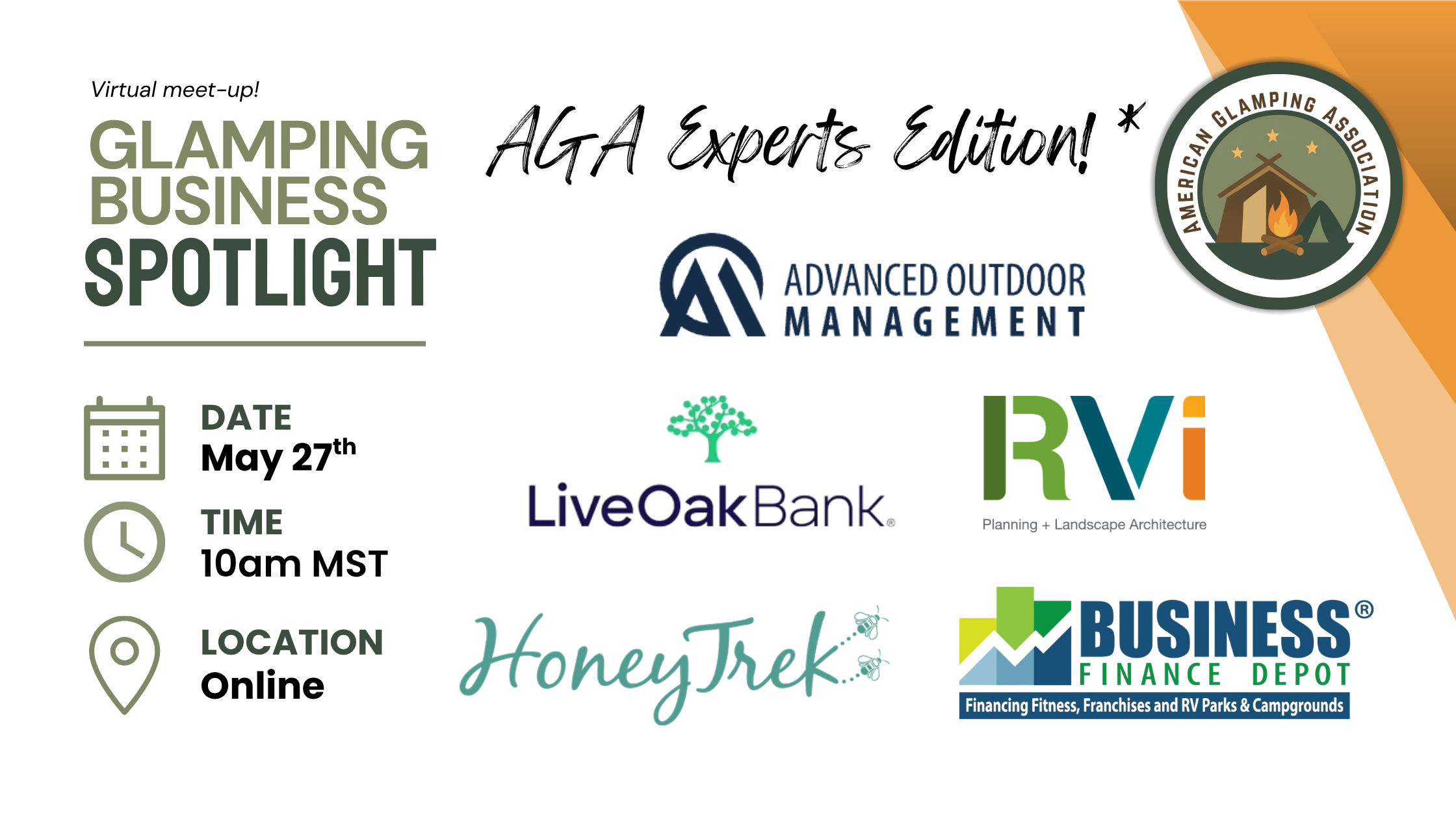 AGA Glamping Business Spotlight! AGA Experts Edition