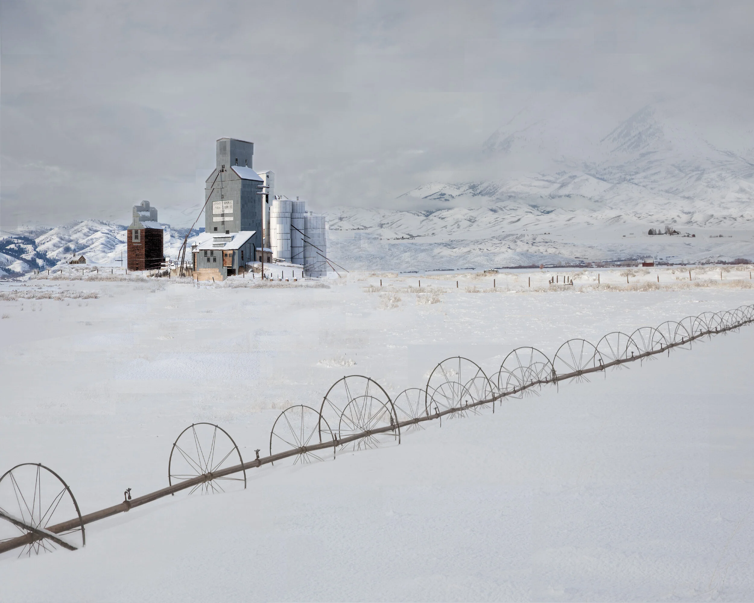Grain Elevators (Camas Prairie, Idaho)