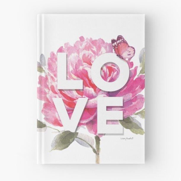 Love Pink Hardcover Journal
