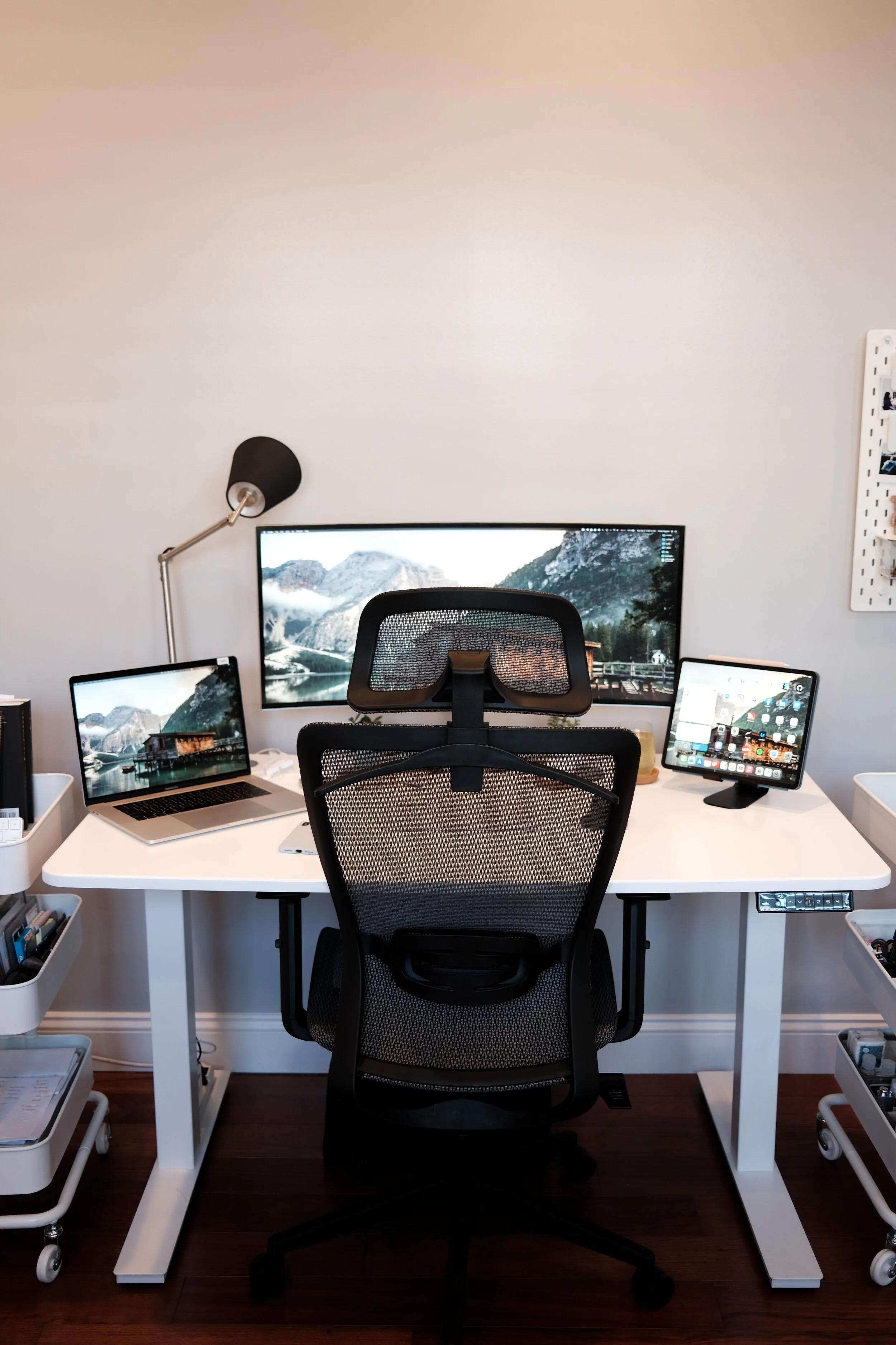  Forgo a stylish chair in favour of an ergonomic one - your back will thank you. 