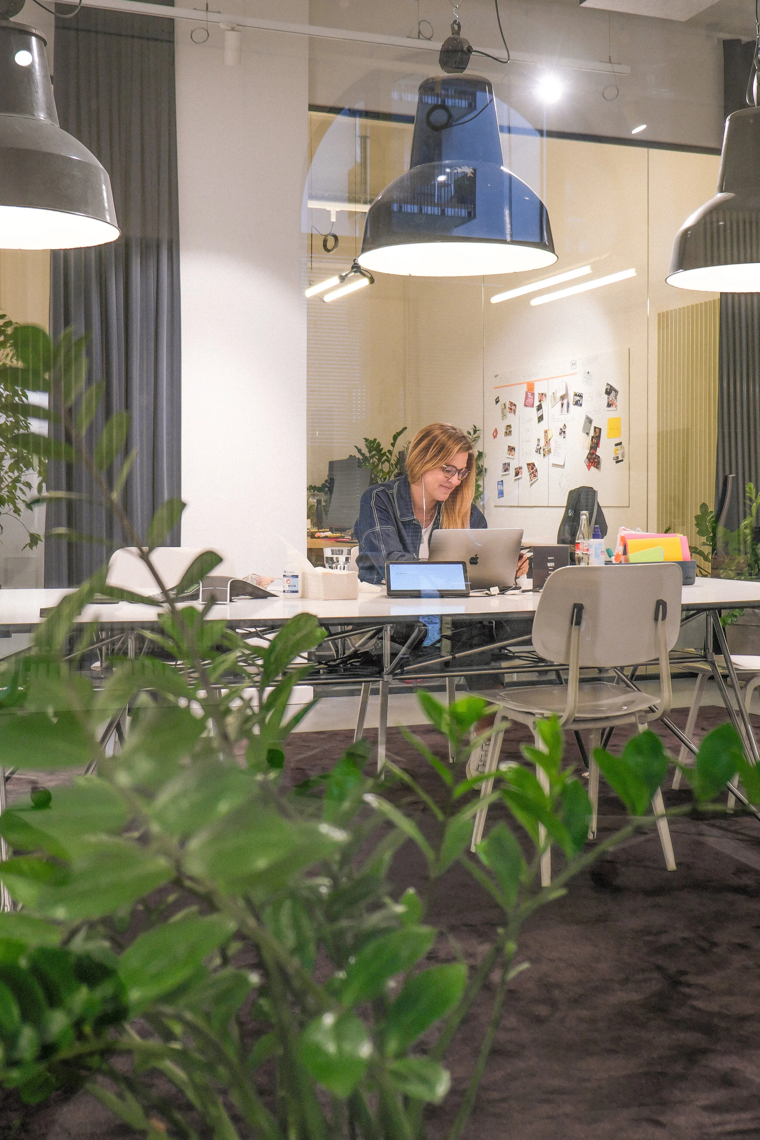 Before the team switched to remote work. 