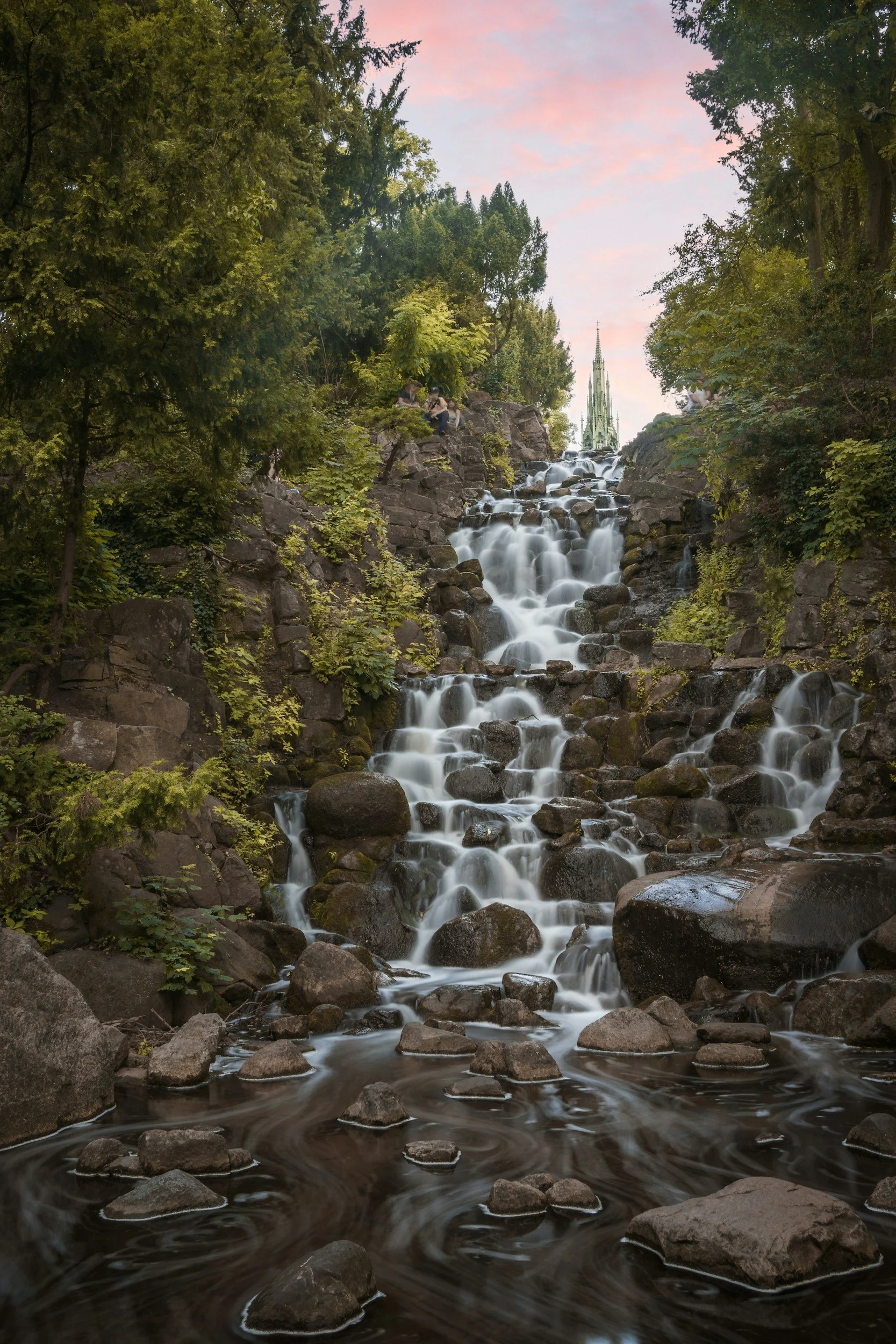  The waterfall at Viktoriapark is a surprising find in an inner-city park. 