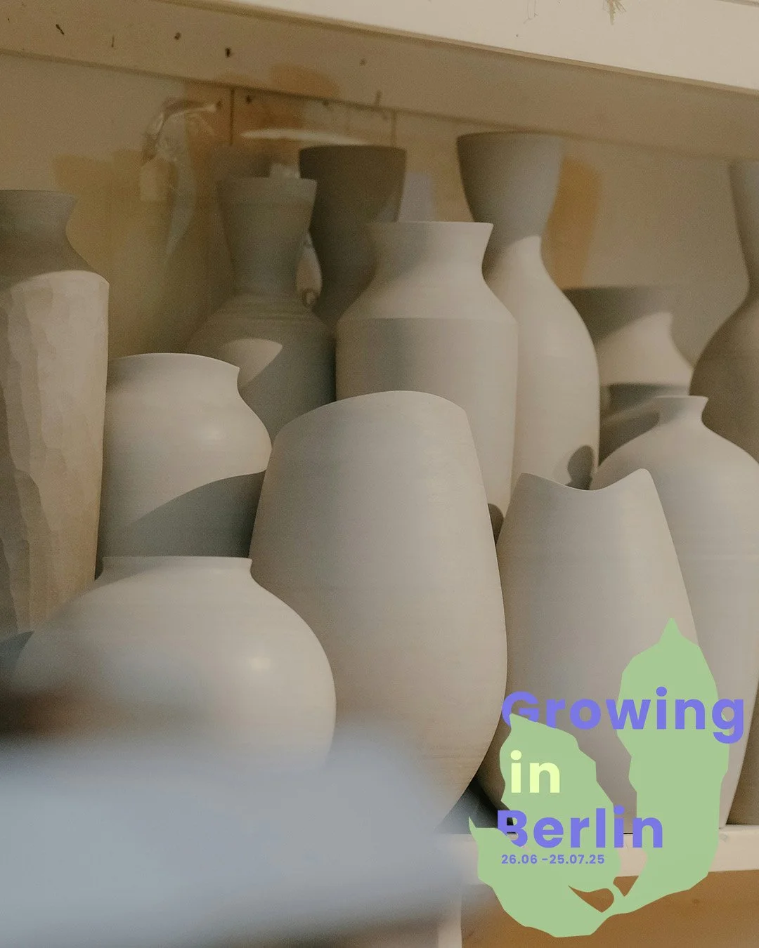   “Rooted in Earth” - Explore beautiful handmade ceramics from Berlin artists in our open studio space.  