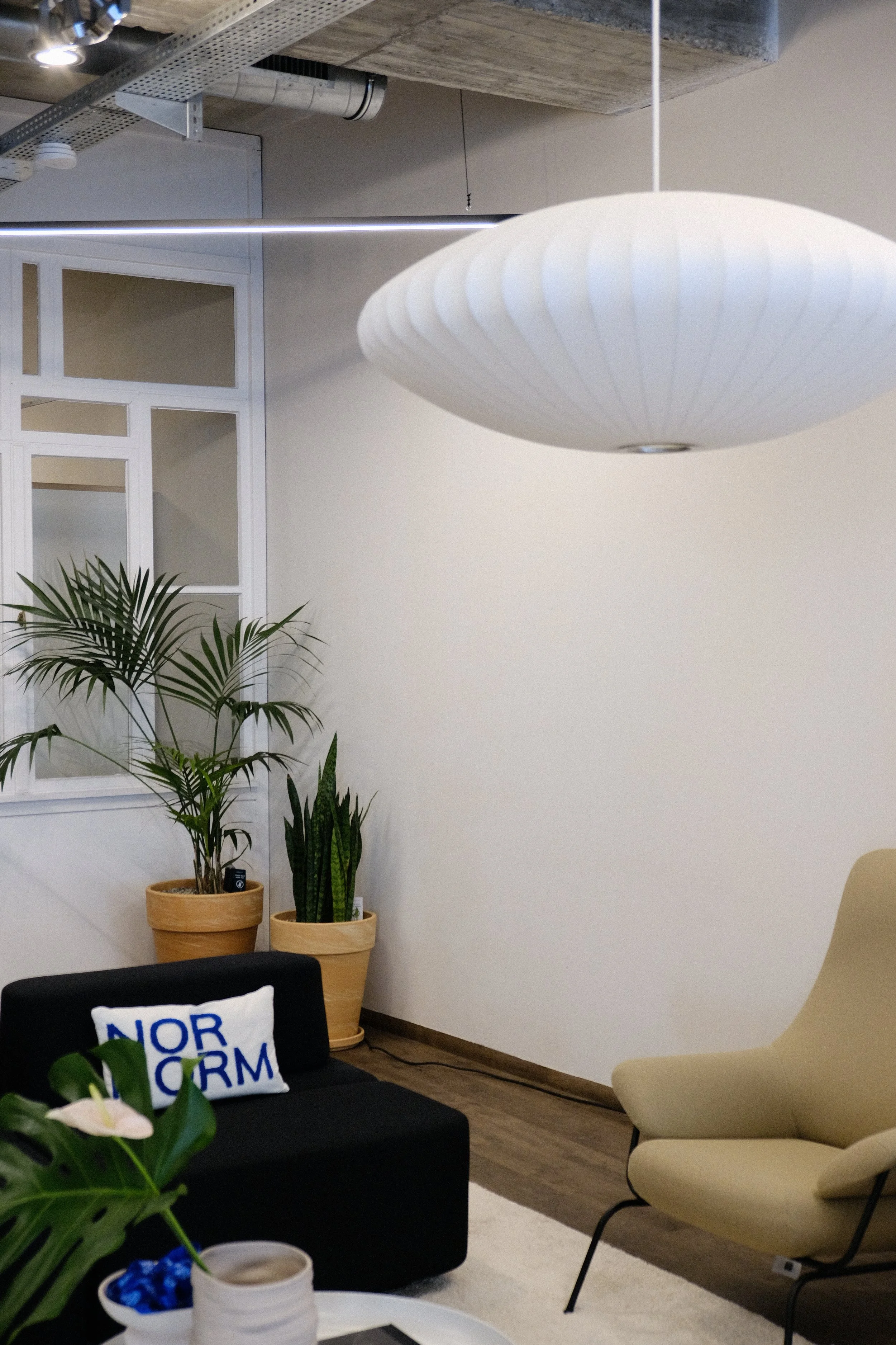  The Nornorm Berlin office is host to many open spaces for communication. 