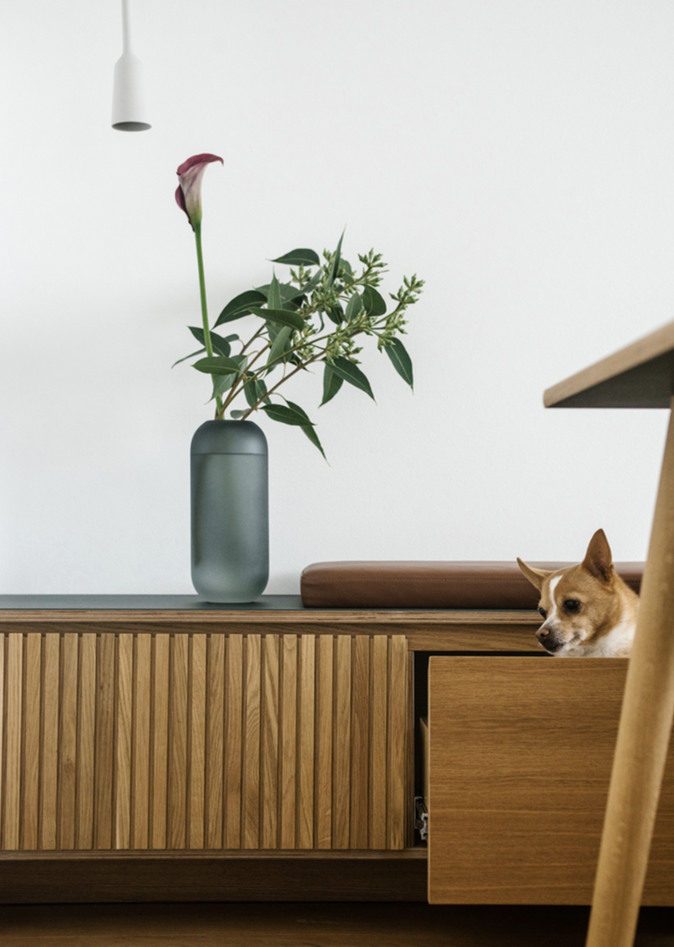  A toi toi toi creative studio design highlighting natural materials. 